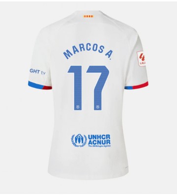 Barcelona Marcos Alonso #17 Koszulka Wyjazdowych Kobiety 2023-24 Krótki Rękaw